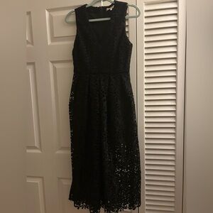 CROSBY by Mollie Burch Black Midi Dress